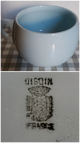 Ancienne tasse déjeuner - tasse,